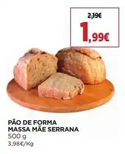 El Corte Inglés Pão de forma massa mãe serrana promoção