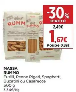 El Corte Inglés Massa rummo promoção