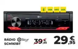 Feu Vert rádio sicur scm161bt promoção