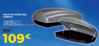 Mala g3 hydra 320 cizenta