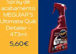 Norauto Spray de acabamento MEGUIAR'S Ultimate Quik Detailer promoção