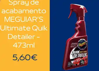 Spray de acabamento MEGUIAR'S Ultimate Quik Detailer