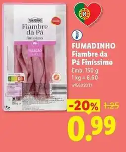 Lidl Fumadinho - fiambre da pa finissimo promoção