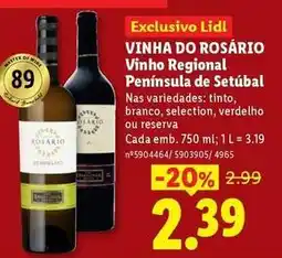 Lidl Vinha do torrão - vinho regional peninsula de setubal promoção