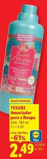 Lidl A+ - amaciador para a ropa promoção