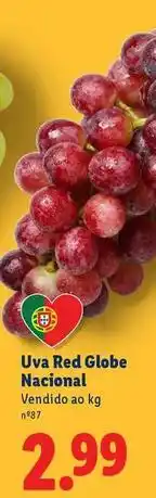 Lidl Globe - uva red nacional promoção