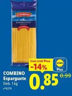 Lidl Combino - esparguete promoção
