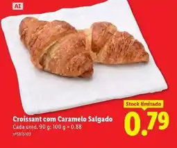 Lidl com - croissant com caramelo salgado promoção