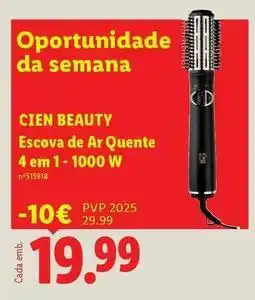 Lidl Cien - escova de ar quente 4 em 1-1000 w promoção