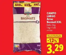 Lidl Xxl - arroz basmati xxl promoção