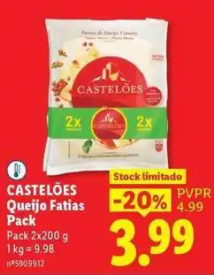 Lidl Castelões - queijo fatias promoção