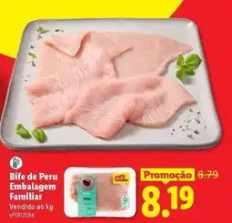 Lidl Bife de peru embalagem familiar promoção