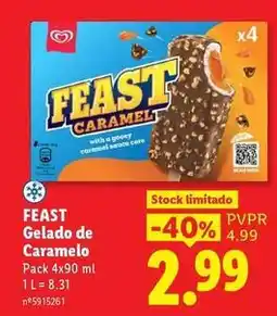 Lidl A+ - gelado de caramelo promoção