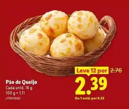 Lidl Pão de queijo promoção