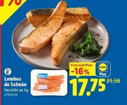 Lidl com - lombos de salmão promoção