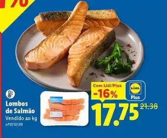 Lidl com - lombos de salmão promoção