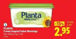 Lidl Planta - creme vegetal sabor manteiga promoção