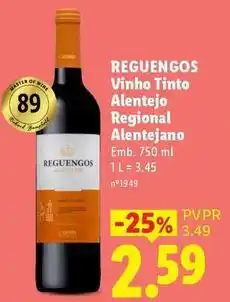 Lidl Master - vinho tinto alentejo regional alentejano promoção