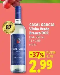 Lidl Casal garcia - vinho verde branco doc promoção