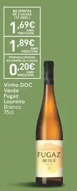 Vinho verde fugaz loureiro