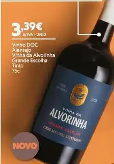 Alentejo - vinho doc vinha da alvorinha grande escolhas