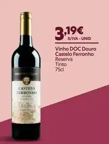 Recheio Castelo - vinho doc douro promoção