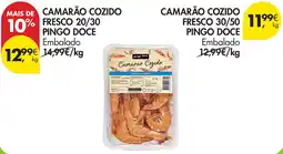 Pingo Doce Camarão cozido pingo doce promoção