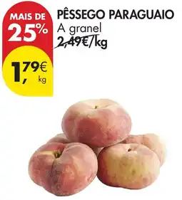 Pingo Doce Pêssego paraguaio promoção