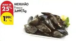 Pingo Doce Mexilhão fresco promoção