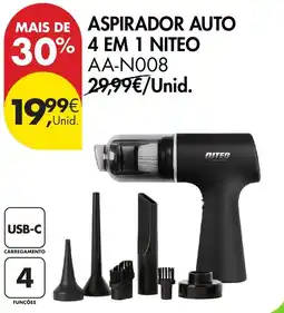 Pingo Doce aspirador auto 4 em 1 niteo promoção