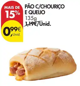 Pingo Doce Pão c/chouriço e queijo promoção