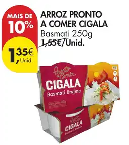 Pingo Doce arroz pronto a comer cigala basmati brajma promoção