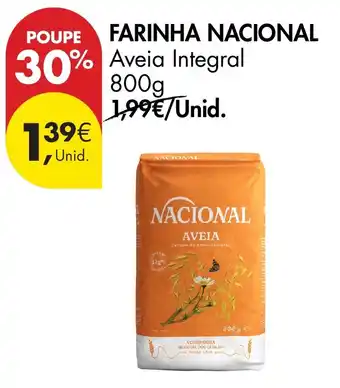 Pingo Doce Farinha nacional aveia integral promoção