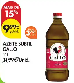 Pingo Doce azeite subtal gallo promoção