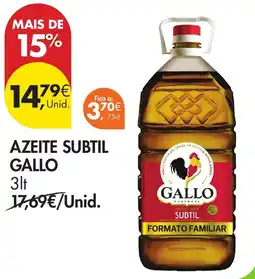 Pingo Doce azeite subtal gallo promoção