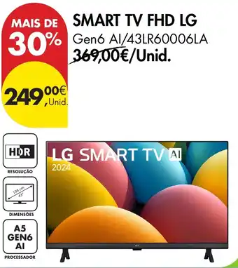 Pingo Doce smart tv fhd lg promoção