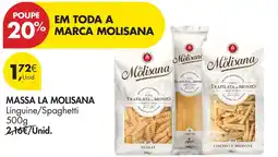 Pingo Doce Massa la molisana linguine/spaghetti promoção
