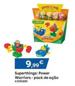 Toys R Us Superthings power - warriors pack de acao promoção
