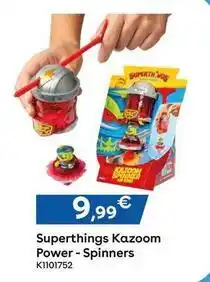 Toys R Us Superthings kazoom power - spinners promoção