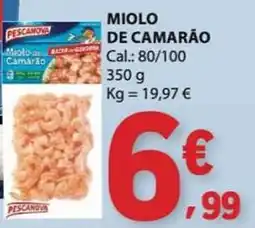 E.Leclerc Miolo de Camarão promoção