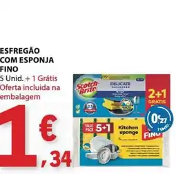 E.Leclerc Esfregão com esponja fino promoção