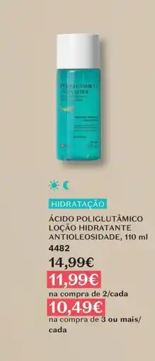 O Boticário Ácido poliglutâmico loção hidratante antioleosidade promoção