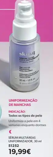 O Boticário Sérum multiáreas uniformizador promoção