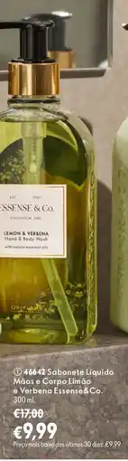 Oriflame Sabonete Líquido Mãos e Corpo Limão e Verbena Essense & Co. promoção
