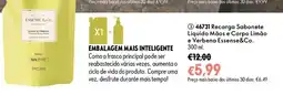 Oriflame Recarga Sabonete Líquido Mãos e Corpo Limão e Verbena Essense&Co promoção