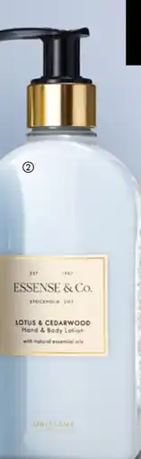 Oriflame Loção de Corpo e Mãos Lotus e Cedro Essense&Co. promoção