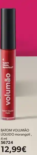 O Boticário Batom volumão líquido morangoli promoção
