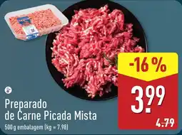 ALDI Preparado de Carne Picada Mista promoção
