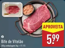 ALDI Bife de Vitelão promoção