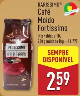 ALDI Barissimo café moído fortíssimo promoção